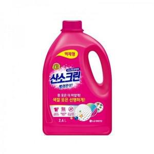 2.4kg 테크 구연산 엘지생활건강 산소크린 캡슐세제 액체 세탁세제 베이킹소다