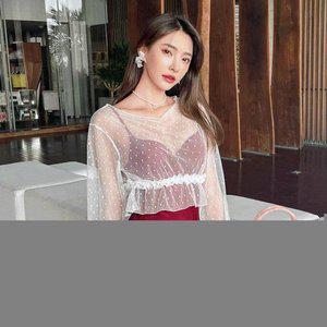 pcs) 수영장 여자 호캉스 수영복 아이리스 캡내장 시 (WFHQOGW)