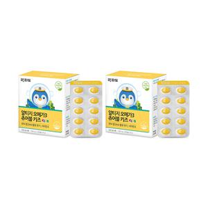 락피도 알티지 오메가3 츄어블 키즈 600mg, 90캡슐, 2개