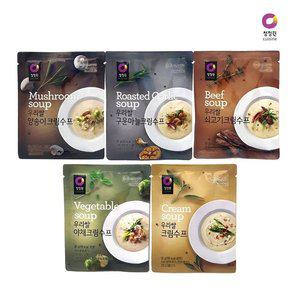 고품질 청정원 우리쌀 크림수프 60g 택1 아침대용 쌀스프 간 우리쌀크림수프 쇠고기스프 (WFHS411)