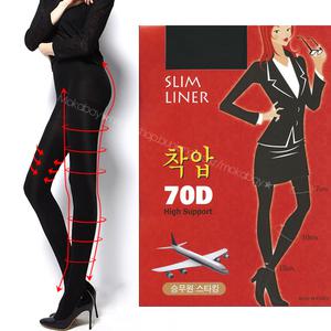 70D 착압스타킹 200D 힙업 압박보정타이즈 슬림라이너 승무원 국산