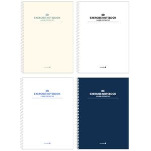 모닝글로리 4500 A4 연습장(좌철) 스프링노트 무선 노트 공책-색상랜덤