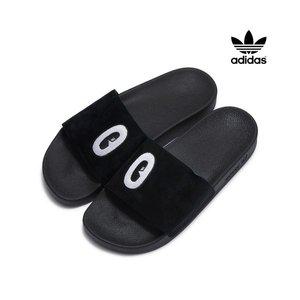 [아디다스] 오리지널 아딜렛 W 슬리퍼 블랙 DA9017