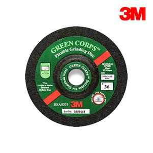 3M 연마석 그라인더날 4인치 푸른돌 36방 연마석