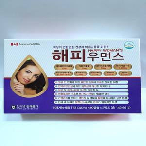 해피우먼스 여성영양제 캐나다산 3개월분 180캡슐