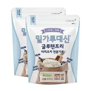[기타]메가커피 밀가루대신 타피오카가루 1.2kg 2개세트