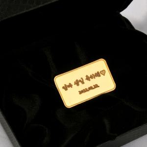 순금 골드바 24k 1g 각인 기념일 생일 은퇴 결혼기념일 선물 미니골드바 퇴직 승진
