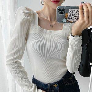 [하프클럽/하젤]메이 퍼프 스퀘어 티셔츠_F0284