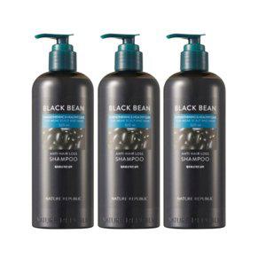 [기타]네이처리퍼블릭 블랙 빈 안티 헤어로스 샴푸 520ml 3개