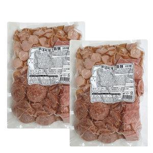 오뗄 부대찌개 모듬햄 1kg x 2팩 *