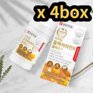 일양약품 약국비타민B 활력 올인원 에너지 영양제 4통 청소년 10대 20대 30대 40대 50대 피로 피곤 면역