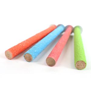 파스텔 갓성비 앵무새 횃대 지름 1.5cm / 길이 10cm 발톱 부리갈이 장난감 새용품 앵무새용품