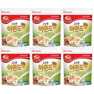동서 포스트 고소한아몬드후레이크 1000g x 6개
