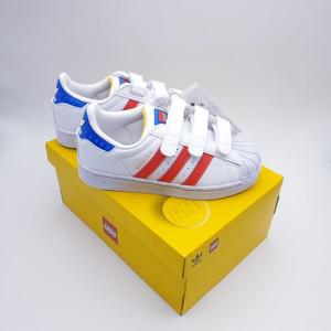 [아디다스코리아 정품] adidas SUPERSTAR CF C (키즈/주니어 슈퍼스타 레고 콜라보) GV8883 (GX3383/GV8880)