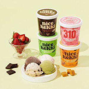 [기타][나이스케키] 쌀로 만든 식물성 아이스크림 474ml, 4종 골라담기