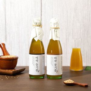 이삭방앗간 저온압착 참기름 300ml + 들기름 300ml