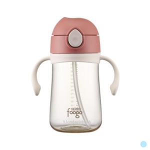 써모스 푸고 뉴트럴핑크 유아용 PPSU 빨대컵 380ml