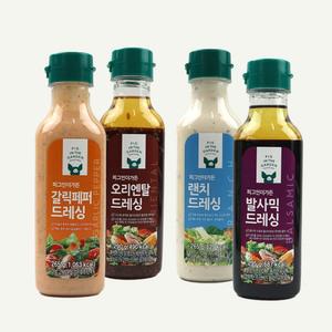 삼립 피그인더가든 드레싱4종 (발사믹/오리엔탈/갈릭페퍼/랜치)