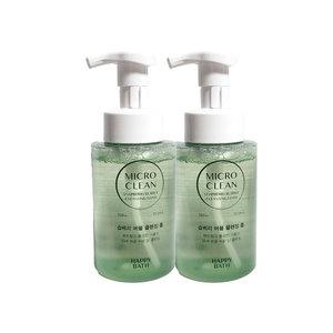 해피바스 마이크로 클린 솝베리 버블 클렌징폼 300ml x2개