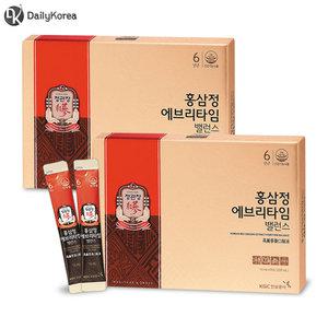 정관장 홍삼정 에브리타임 밸런스 10ml x 20개입 2박스 홍삼스틱 선물세트 D