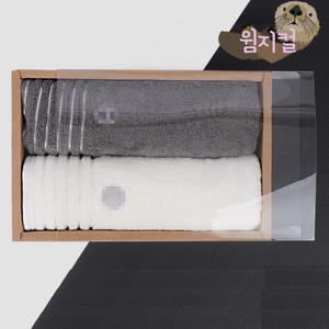 수건선물포장 드라이플라워보관 투명 슬라이드 박스