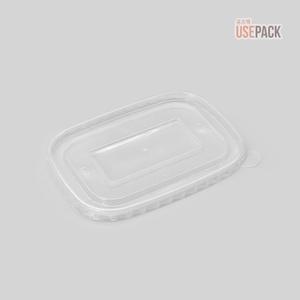 직사각 종이용기 R 반투명뚜껑 PP 300개 BOX