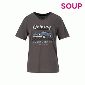 SOUP 라운드넥 프린트 티셔츠 SA4ST30 11