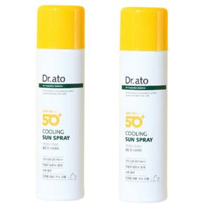 닥터 아토 쿨링 선 스프레이 150ml x 2 저자극 쿨링효과 SPF50+ PA+++