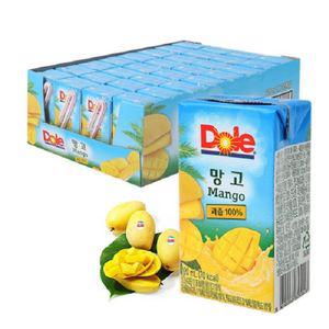 백프로과즙 망고과즙주스 120ml 32팩 돌 음료 오렌지주스 바나나주스