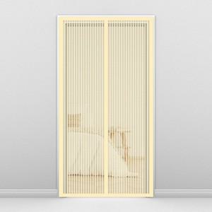 리빙피스 방충네트 자석 문 모기장 90x210cm 현관 아이보리