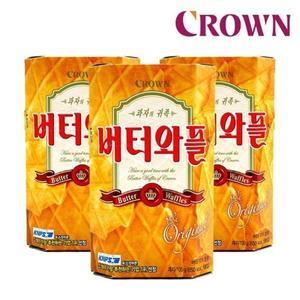 [크라운제과] 크라운 버터와플 135g 12개