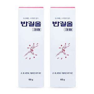삼공제약 반질올 크림 60g x2개 피부 개선 풋크림 손 토코페롤 스쿠알란