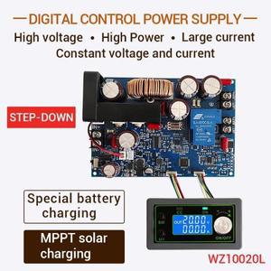 조정 가능한 실험실 전원 공급 장치, 100V 1000W DC 벅 컨버터, CC CV 모듈, MPPT 태양광 충전, WZ10020L
