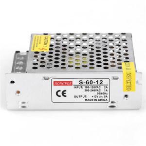 스위칭 전원 공급 장치, 조명 변압기, AC 100-240V 소스 어댑터, SMPS, LED 스트립 CCTV용, DC 5V, 12V, 50