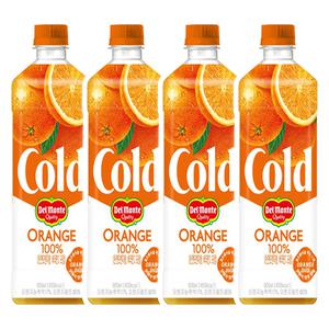 델몬트 콜드 100% 오렌지 900ml x 4개