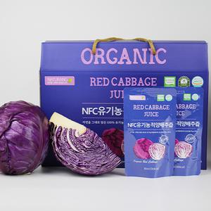 농업회사법인 오손도손 오손도손 NFC 유기농 적양배추즙 3000ml(100ml 30팩) 이강산닷컴