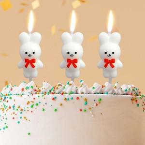 [하프클럽/셀러허브_여성트랜드패션]해피 케이크장식초 리본토끼 x 케이크초