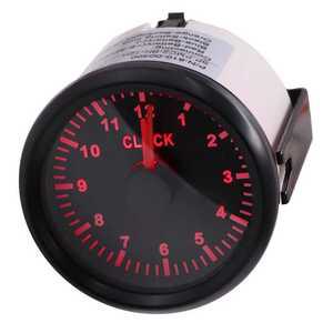 튜닝용품 게이지 자동 해양 시계 52mm 미터 0-12H 표시 시간계 적색 또는 청색 백라이트 9-32V 계기
