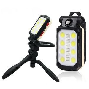 멀티 손전등 충전식 작업등 후레쉬 자석 랜턴 LED 삼각대포함 W598 캠핑
