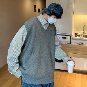 [라일리] Rly 쿨샵 남성 오버핏 니트 오버사이즈 니트 조끼
