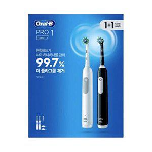 [오랄비]오랄비 전동칫솔 Pro 1 Dual Pack 재고보유 빠른발송 무료배송