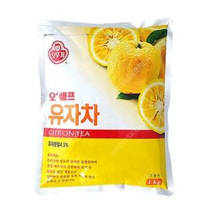 오뚜기  오쉐프 유자차 1kg 12입