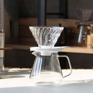 [기타]하리오 V60 글라스 드리퍼 핸드드립세트 1-4인 화이트