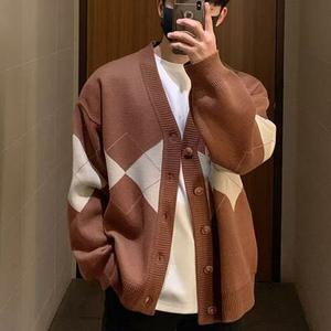 [라일리] Rly 캐주얼 남성 대학생 봄 가을 외출 브이넥 가디건 자켓