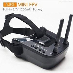 FPV드론 FPV고글 FPV 있는 1200mAh VR009 Tranverser 가능한 3인치 고글 강력한 몰입형 쿼드콥터 F0T1용 배터리 안경 헤드밴드가 조절