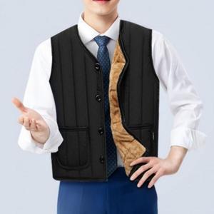 조끼 경량조끼 이너 정장 브이넥 기모 공용 발열 (3esy0)