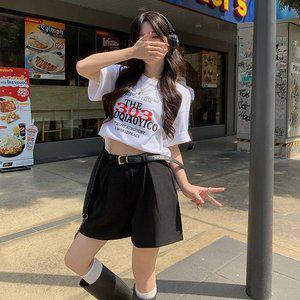제나 슬랙스 반바지 핀턱 팬츠