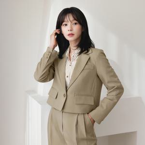 [시크라인] 메틸라 테일러드 크롭 포켓 자켓