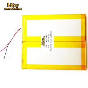 3라인 3.7V 9000mAh 30125140 리터 에너지 배터리  irbis tw72   Teclast M30 태블릿 PC