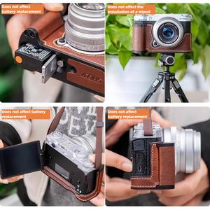 카메라 가방 FUJIFILM XM5 손잡이용 수제 가죽 보호 케이스 손목 스트랩 어깨